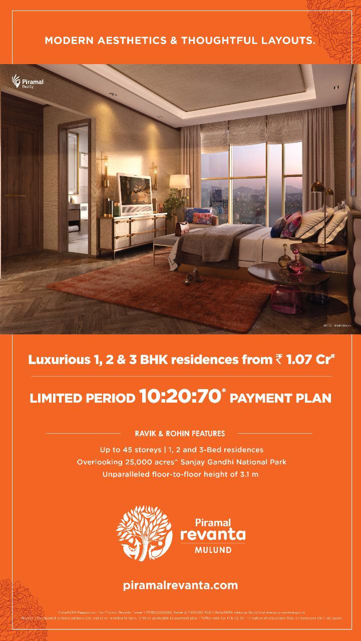 PIRAMAL REVANTA MULUND CALL 9958959555