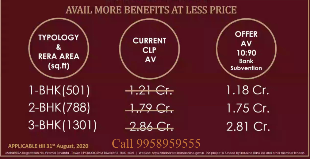 PIRAMAL REVANTA MULUND OFFER